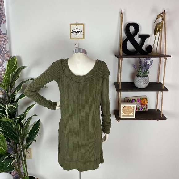 Free People Green Thermal Kate Top - Picture 7 of 7